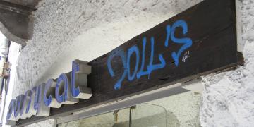 Signs, building faces & artists