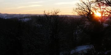 Laguarrigue enneigé