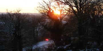 Laguarrigue enneigé